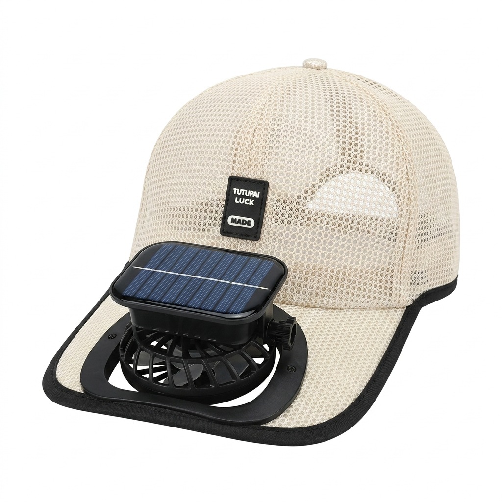 [Outdoor Cooling Essential] Solar-Powered Breathable Mesh Baseball Cap