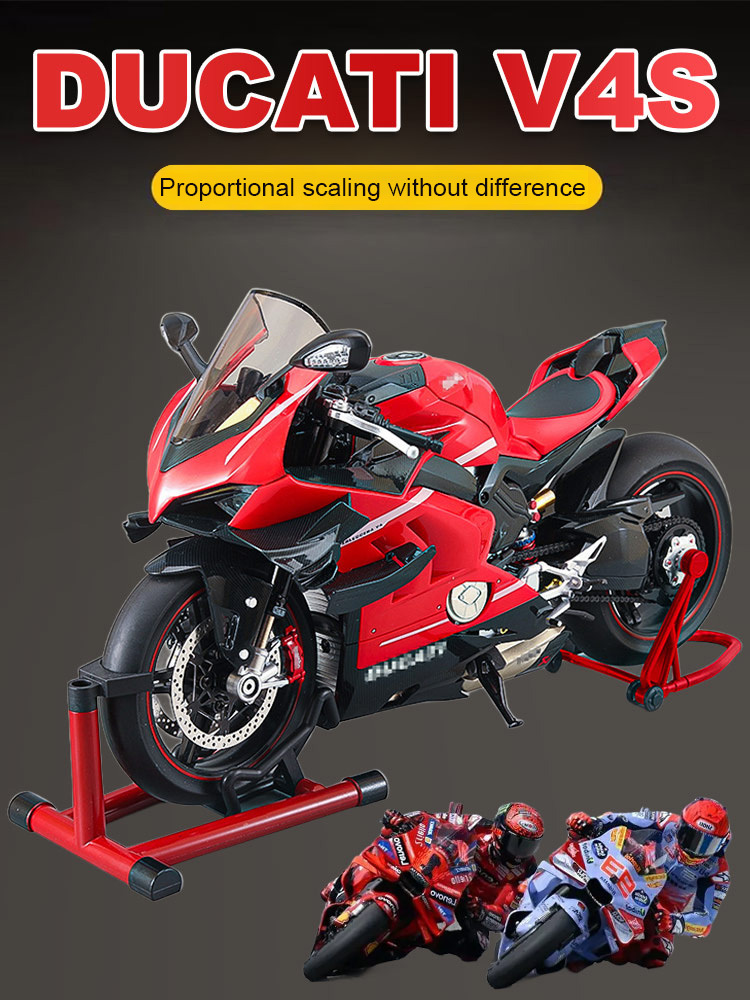 Ducati Alloy Simulation Motorcycle Figurine