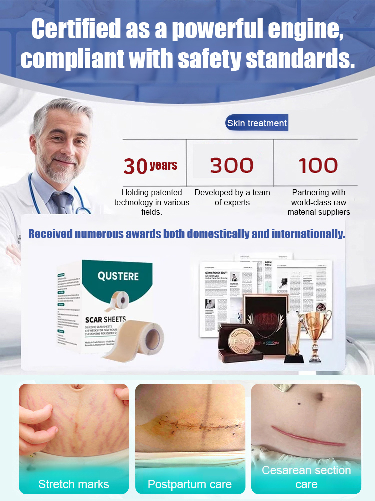 24-hour continuous light scar silicone gel scar patch