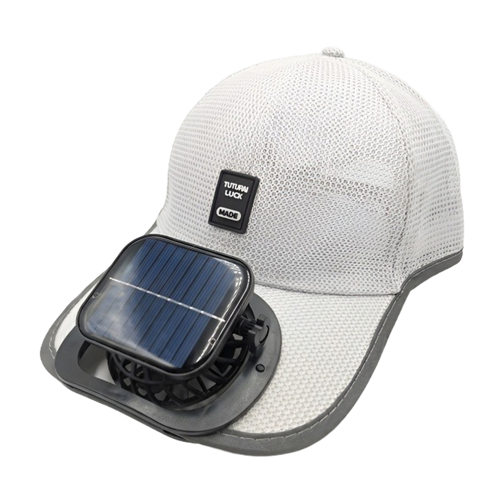 [Outdoor Cooling Essential] Solar-Powered Breathable Mesh Baseball Cap