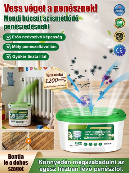 Statikus tapadási technológia 🚀 hatékonyan távolítja el a penészt és az ártalmas anyagokat a levegőből 🔍