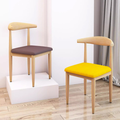 Skandináv stílusú, egyszerű támlás étkezőszék dolgozószobai használatra