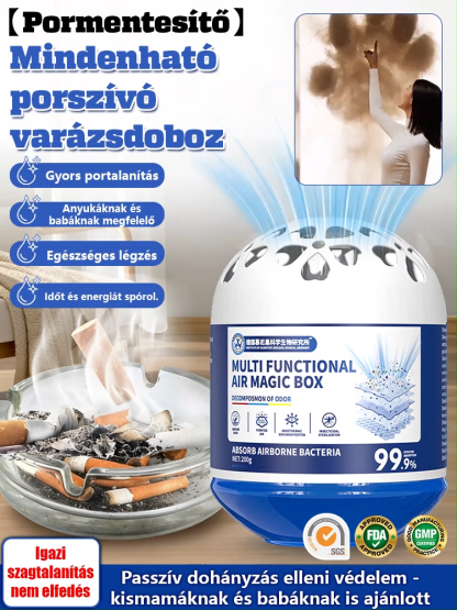 🌪️Hurrikán erejű szívóerő! A porszívó varázslatos doboza 🧹 pillanatok alatt felszippantja a levegőben lévő port és törmeléket!