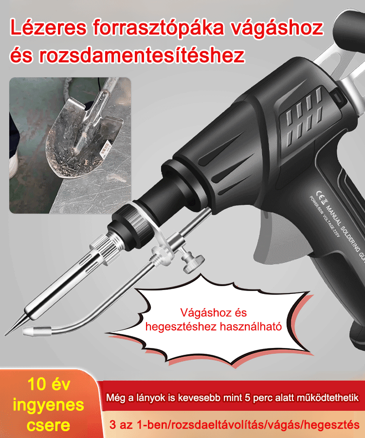 ⚡️10 sekund szybkiego nagrzewania! Profesjonalne narzędzie spawalnicze 🔥 ze stałą temperaturą i szybkim powrotem do pierwotnej temperatury