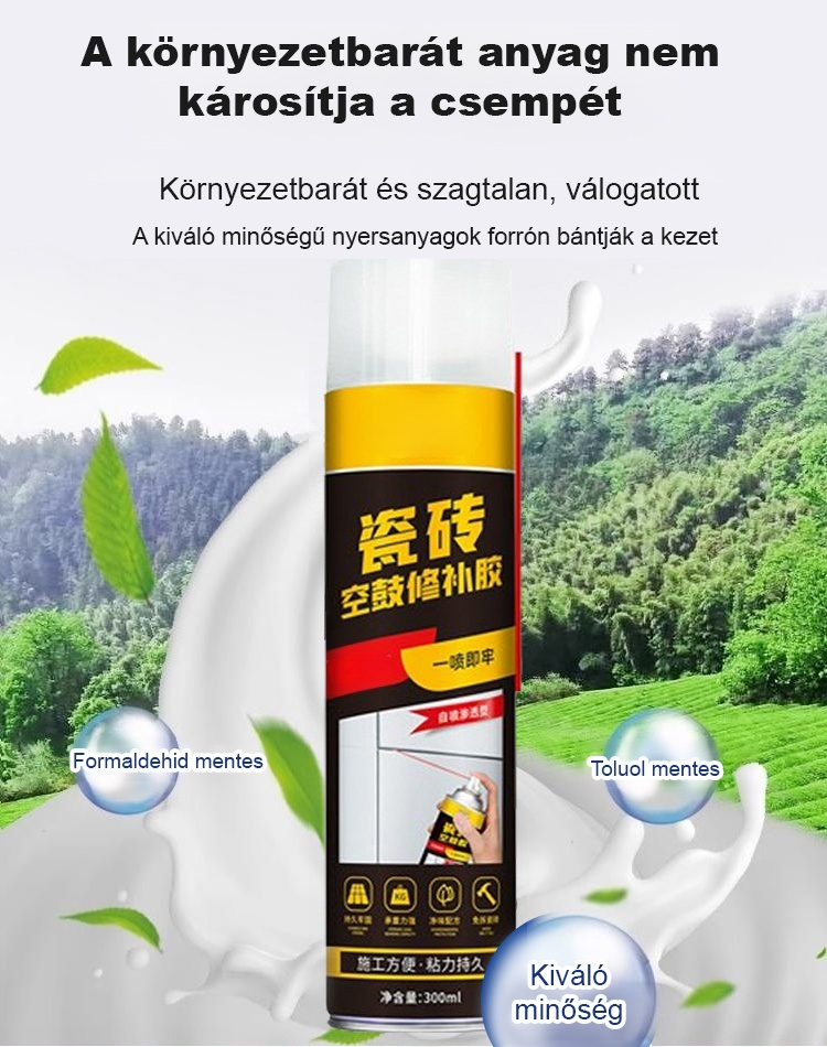 🧱 Speciális ragasztó üreges csempékhez ✨ Nem kell leszerelni a csempéket, egy perc alatt rögzíthető