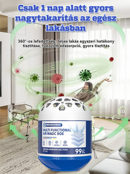 🌪️Hurrikán erejű szívóerő! A porszívó varázslatos doboza 🧹 pillanatok alatt felszippantja a levegőben lévő port és törmeléket!