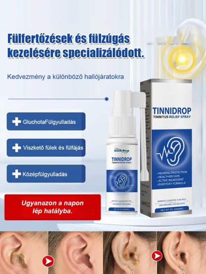 🚀 Három nap alatt búcsút int a fülzúgásnak, nagy koncentrációjú fülzúgás elleni spray 👂 Búcsú a zümmögő hangoknak, segít az alvásban!