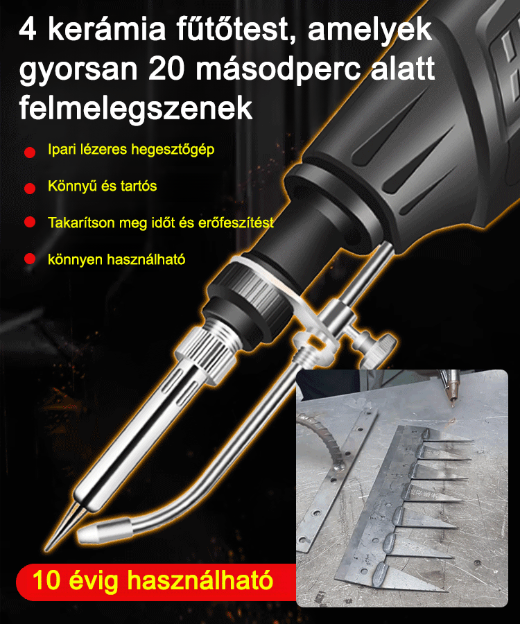 ⚡️10 sekund szybkiego nagrzewania! Profesjonalne narzędzie spawalnicze 🔥 ze stałą temperaturą i szybkim powrotem do pierwotnej temperatury