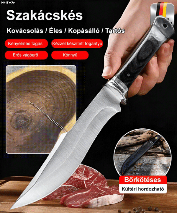 ⚡️Nagy széntartalmú rozsdamentes acélból kovácsolt, sokoldalú eszköz – otthoni nélkülözhetetlen kellék