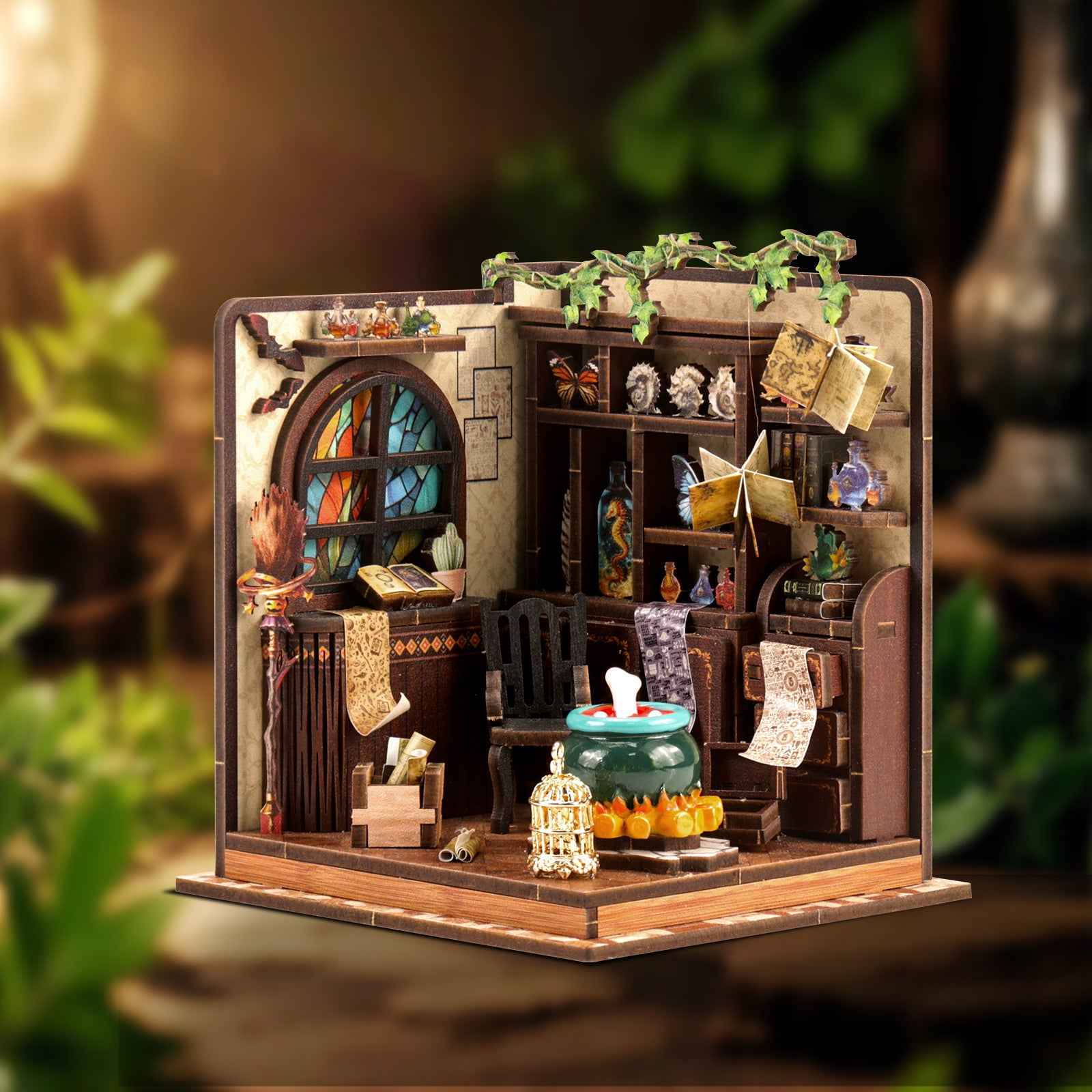 Magic Potion Workshop DIY Mini House Kit | DIY Miniature Kit