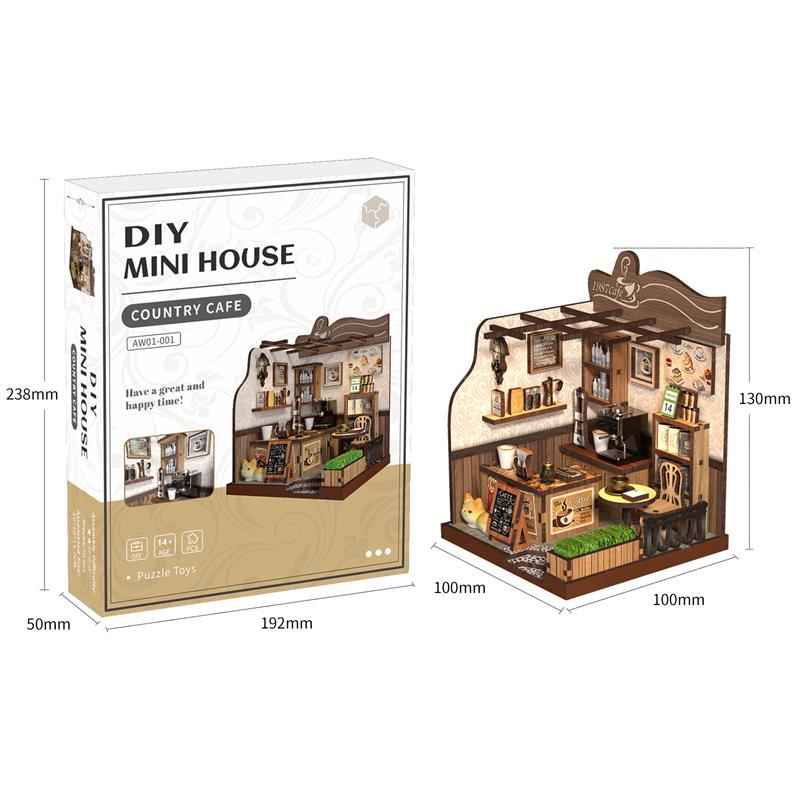 1987 Country Café DIY Mini House Kit ｜DIY Miniature Kit