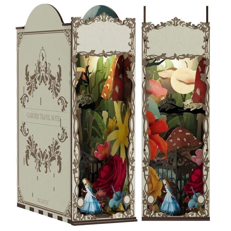 Alice in Wonderland Magic Garden Book Nook with Touch Light DIY Kit
