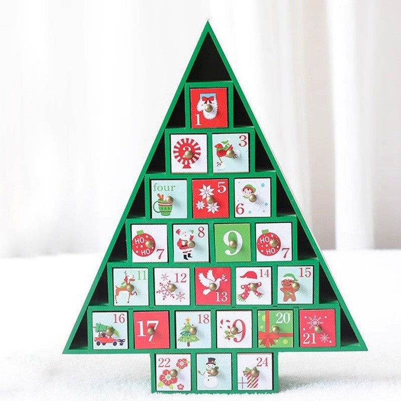 Advent Calendar Christmas Tree Countdown – 24 Days Holiday Décor & Gift