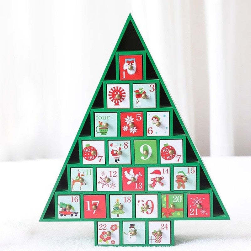 Advent Calendar Christmas Tree Countdown – 24 Days Holiday Décor & Gift