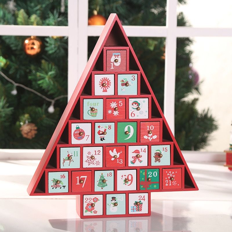 Advent Calendar Christmas Tree Countdown – 24 Days Holiday Décor & Gift