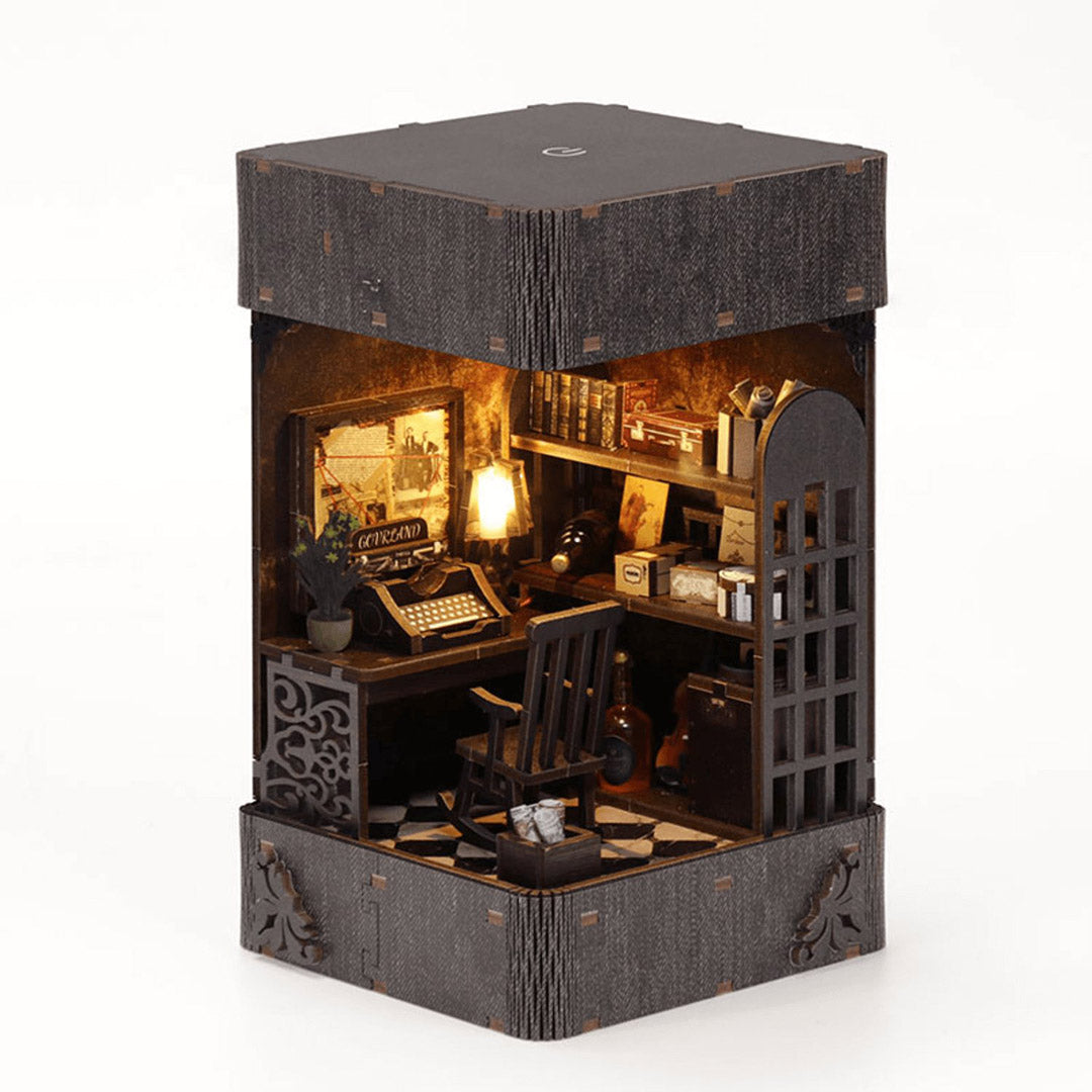 Sherlock Holmes Detective Agency DIY Book Nook Kit Mystery Puzzle