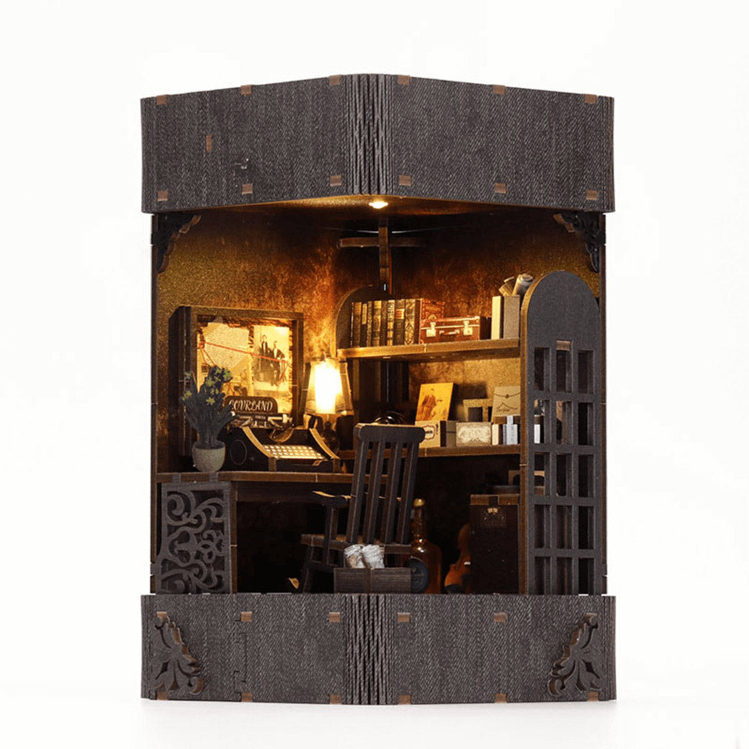 Sherlock Holmes Detective Agency DIY Book Nook Kit Mystery Puzzle