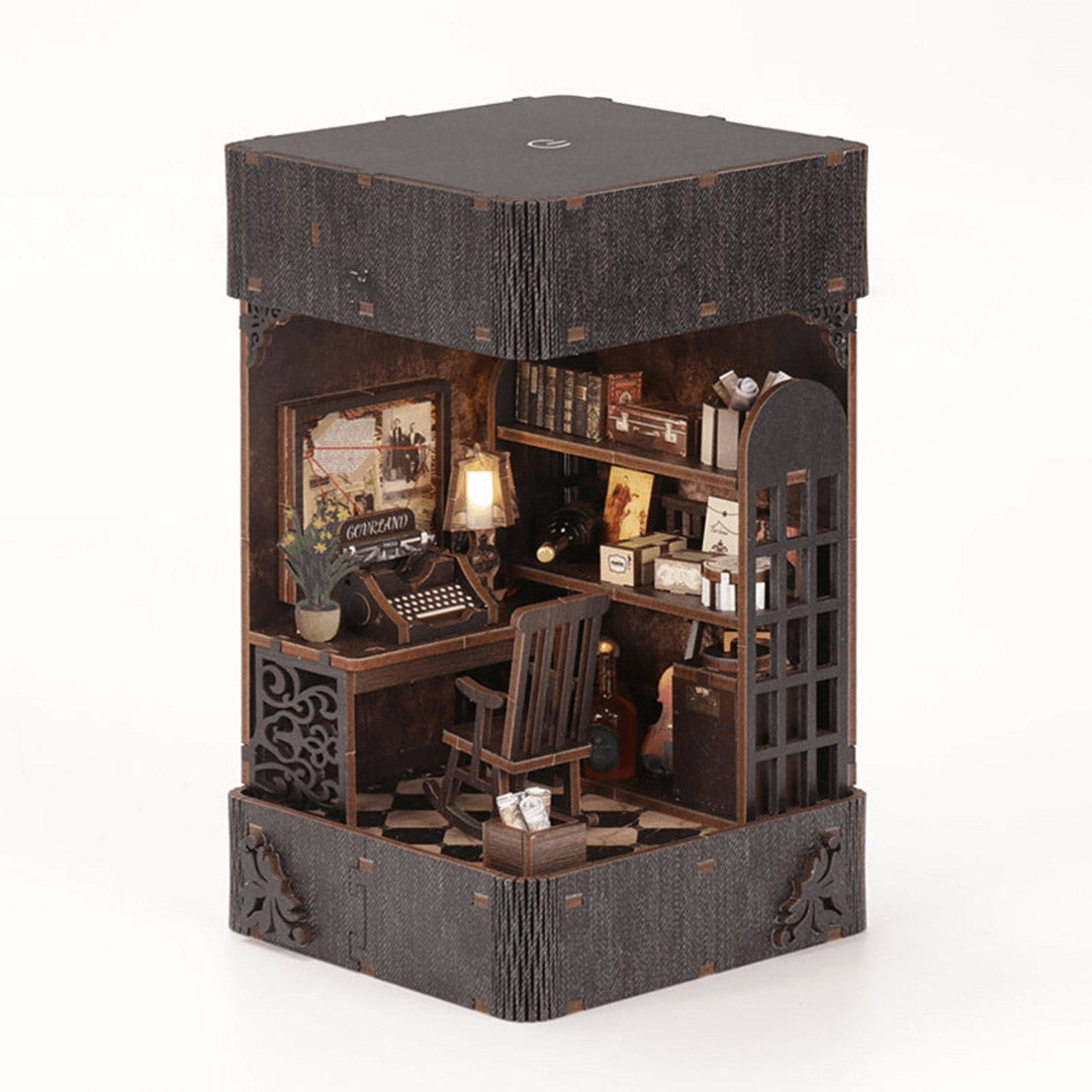 Sherlock Holmes Detective Agency DIY Book Nook Kit Mystery Puzzle