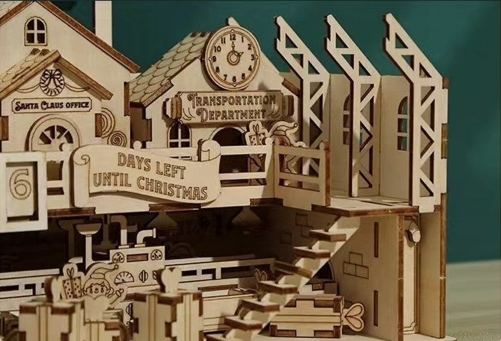 Santa's Workshop 3D Wooden Puzzle