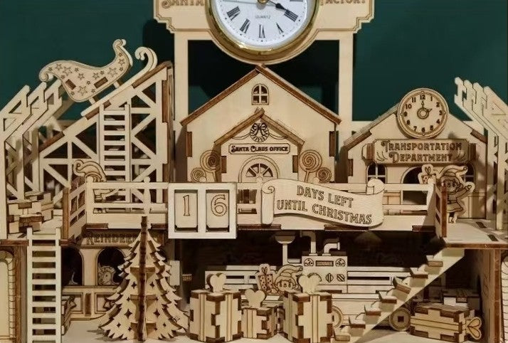 Santa's Workshop 3D Wooden Puzzle