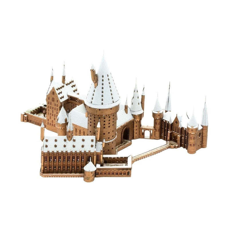 Snowy Hogwarts 3D Metal Puzzle Harry Potter Castle Model DIY Collectible