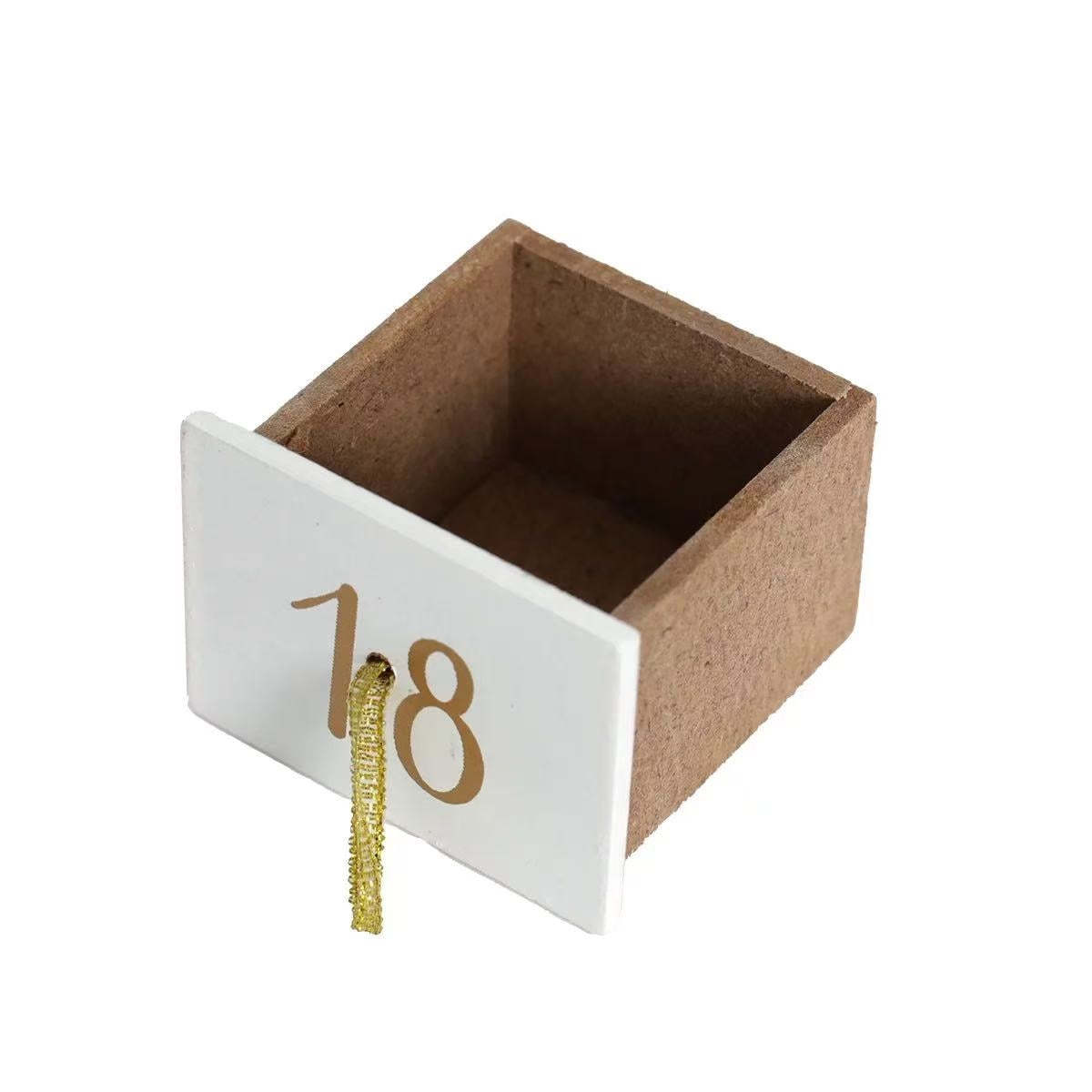 Wooden Nativity Advent Calendar – 24 Days Christmas Countdown Decoration & Gift