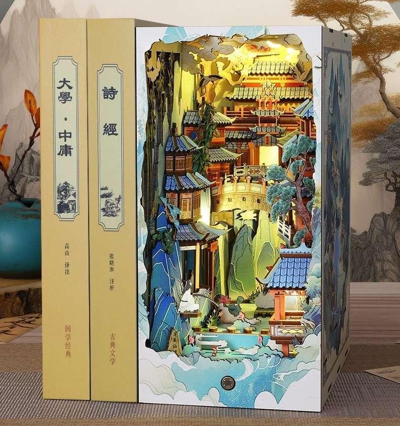 Ancient Fairyland DIY Book Nook Kit Magical Chinese Folklore Miniature Scene