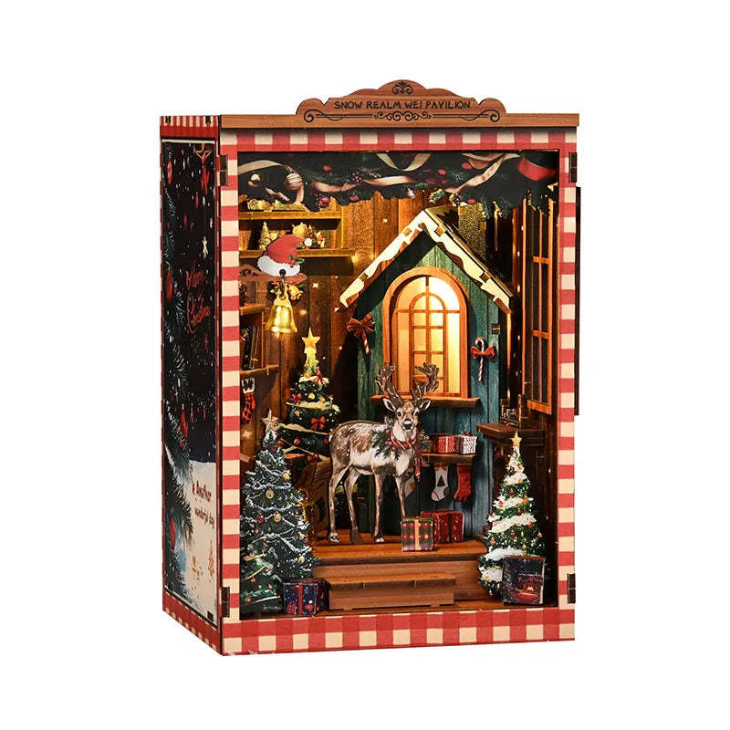 Santas Gift Workshop DIY Book Nook Kit Christmas Edition