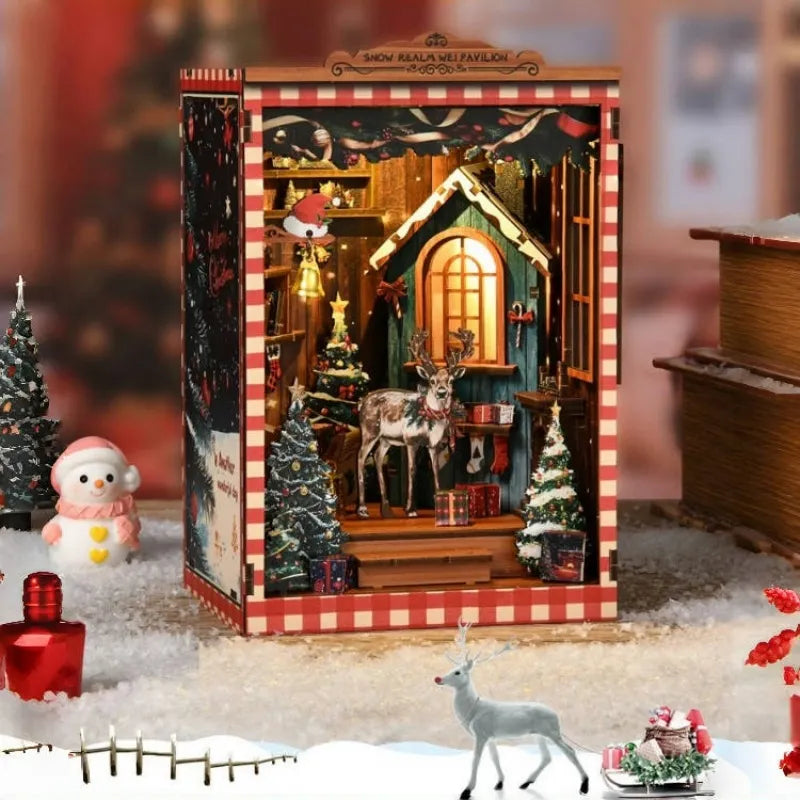Santas Gift Workshop DIY Book Nook Kit Christmas Edition