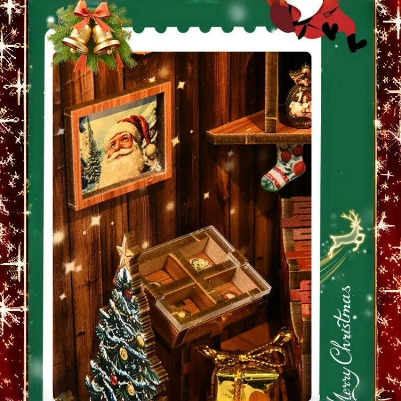 Santas Gift Workshop DIY Book Nook Kit Christmas Edition