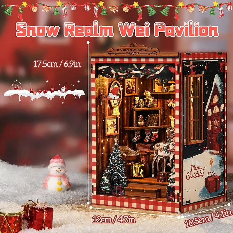 Santas Gift Workshop DIY Book Nook Kit Christmas Edition
