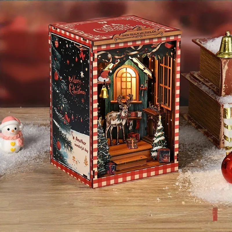 Santas Gift Workshop DIY Book Nook Kit Christmas Edition