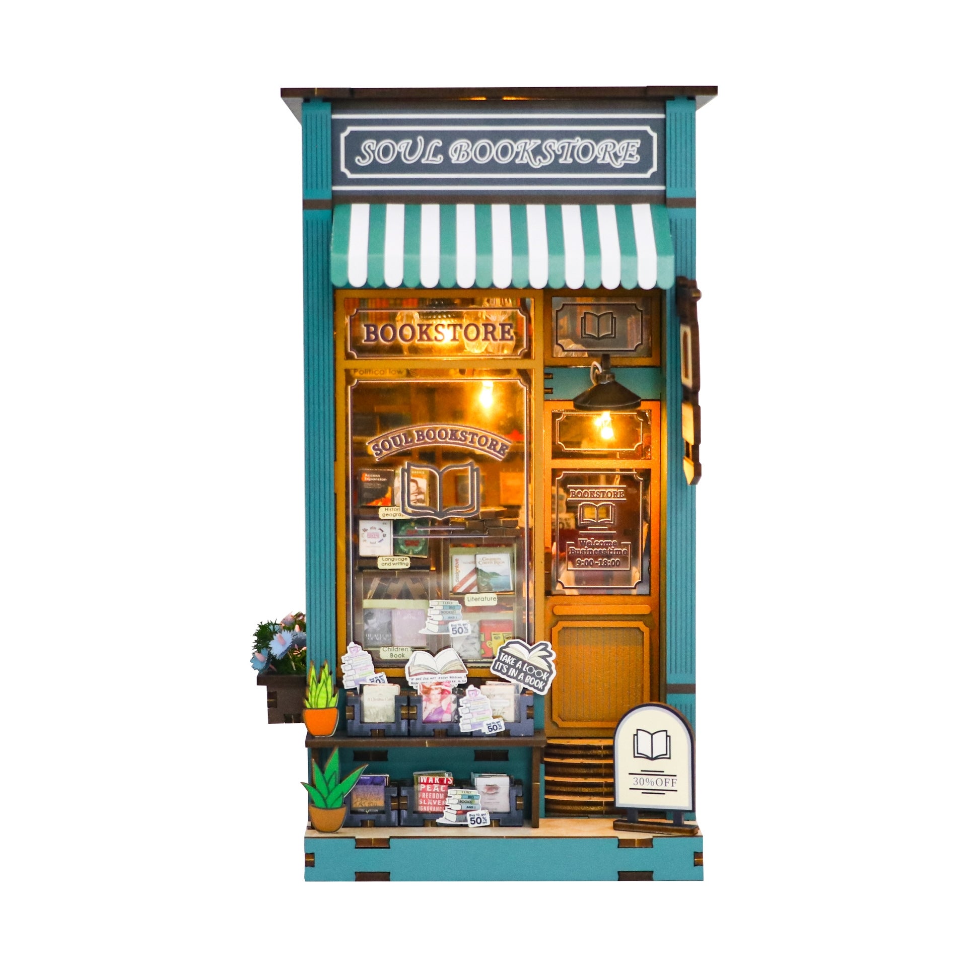 Soul Bookstore DIY Book Nook Kit