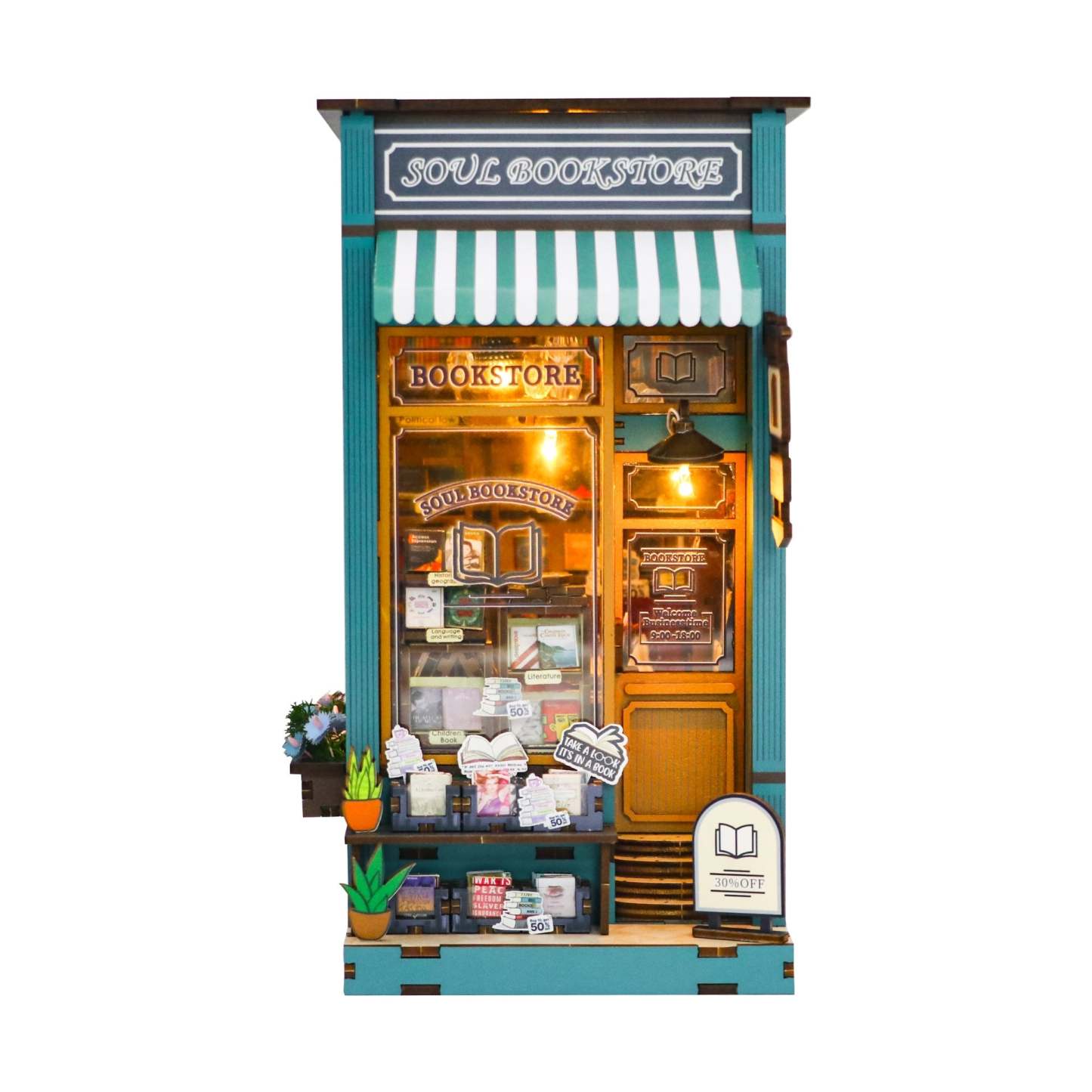 Soul Bookstore DIY Book Nook Kit