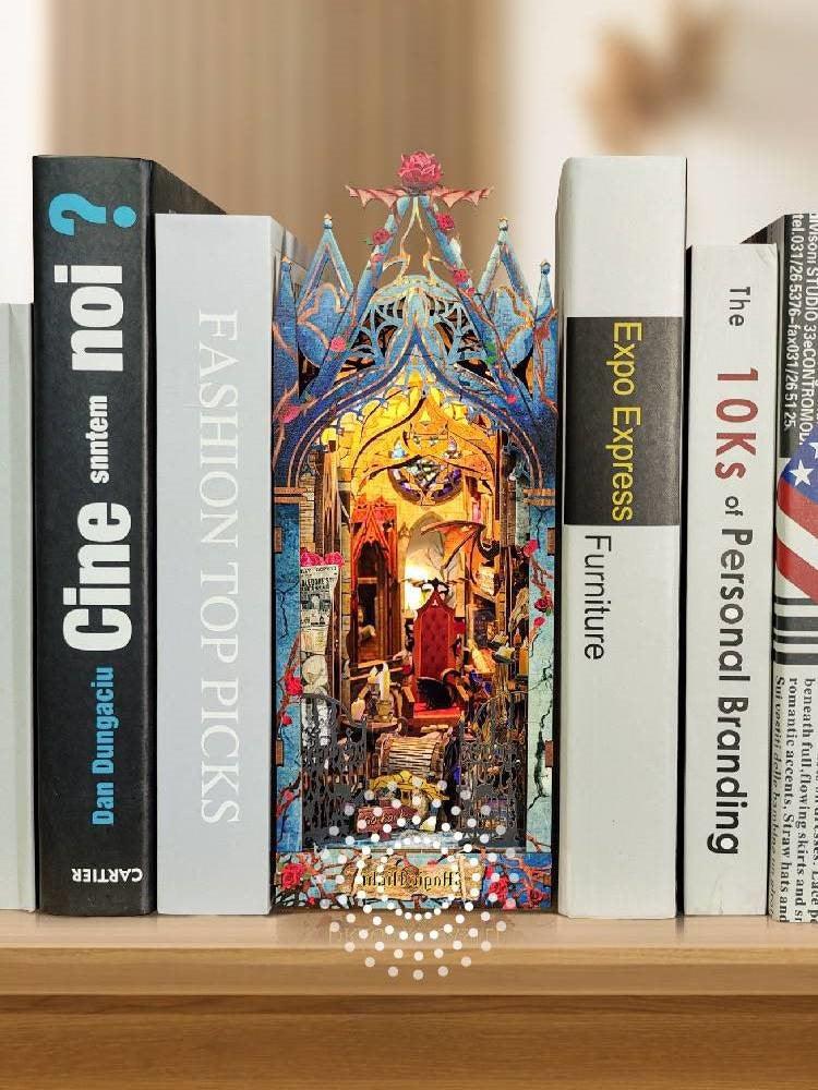 Twilight Castle DIY Book Nook Kit with Enchanted Miniature Details