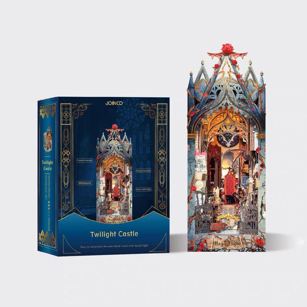 Twilight Castle DIY Book Nook Kit with Enchanted Miniature Details