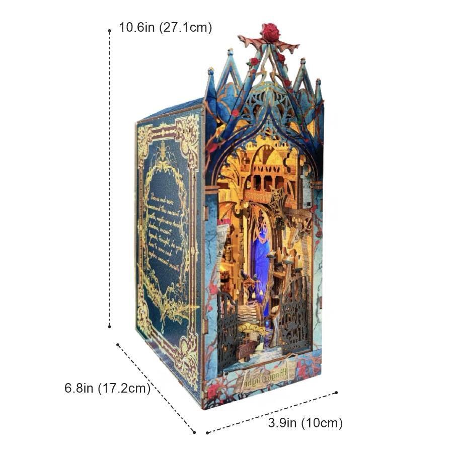 Twilight Castle DIY Book Nook Kit with Enchanted Miniature Details