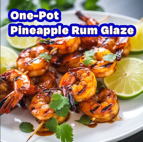 ONE POT Pineapple Rum Glaze