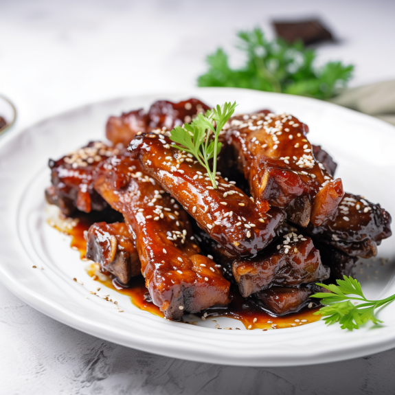QUICK & DELISH Banana Ketchup and Pineapple Spare Ribs