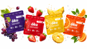 ōku Variety Pack Conscious Energy Gummy Snacks - Clean Caffeine + Fiber - Pack of 8