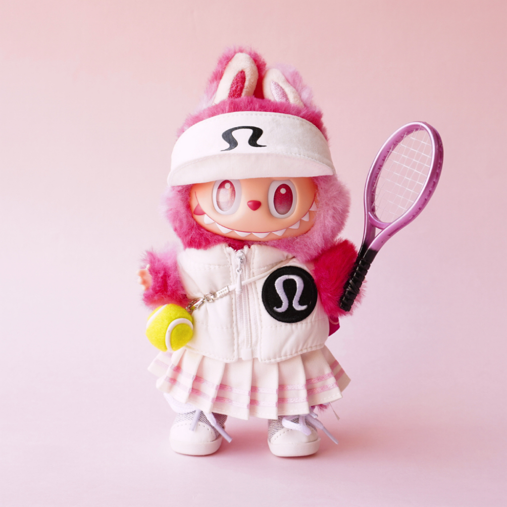 Lulu Style Puffer Vest Outfit (6-Piece) for Labubu