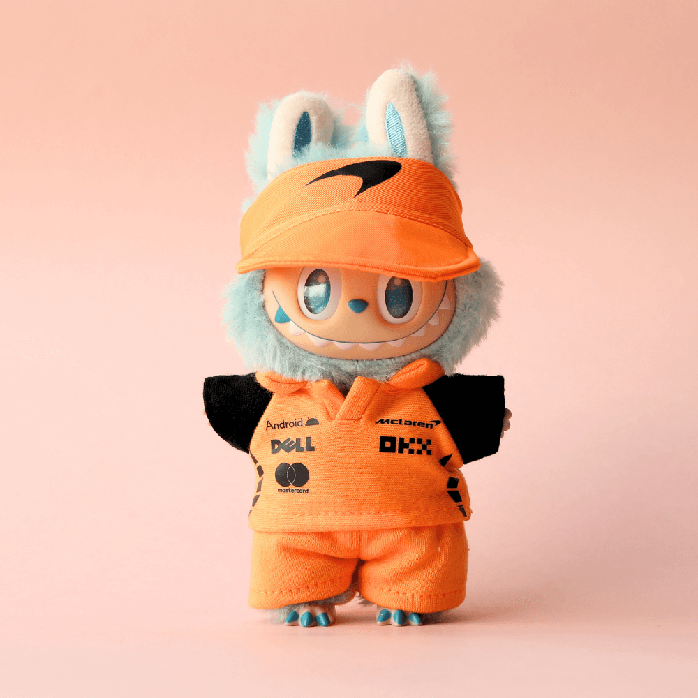 Formula 1 Papaya No.4 3-piece Set- Labubu Clothes