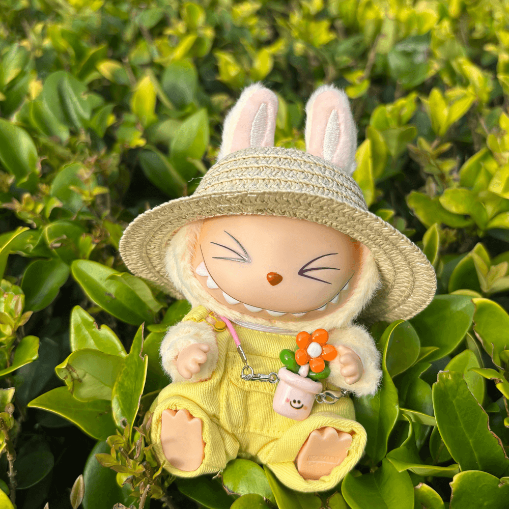 Gardener 3-Piece Set - Labubu Fashion Clothes-Boobulo