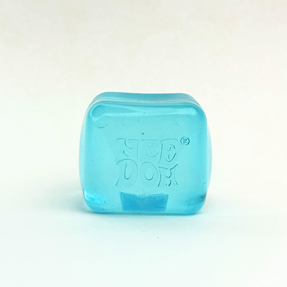 NeeDoh Nice Cube - Satisfying Square Shaped Sensory Toy, Original Size