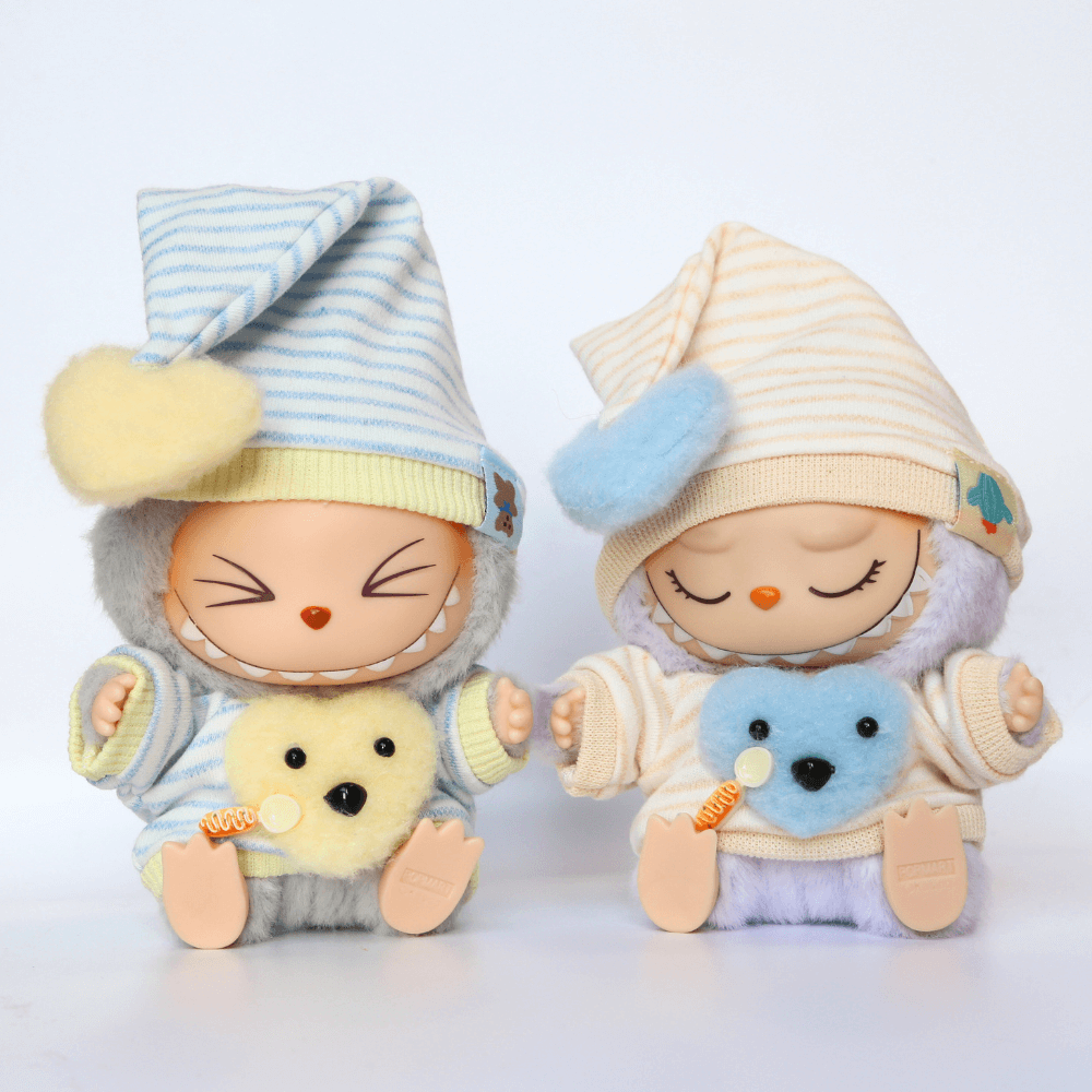Pajama Set – Sleepwear & Nightcap for 15cm Doll-Boobulo