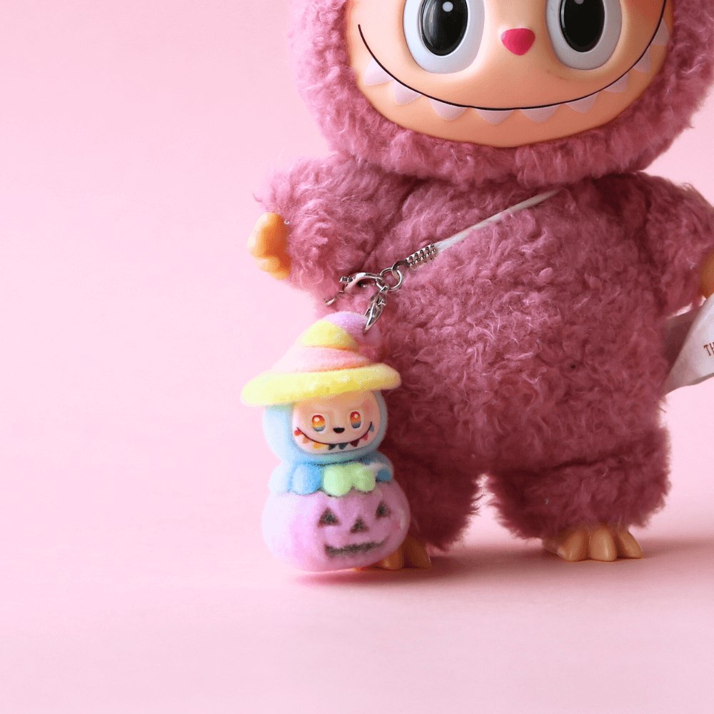 Halloween Pumpkin Labubu Charm