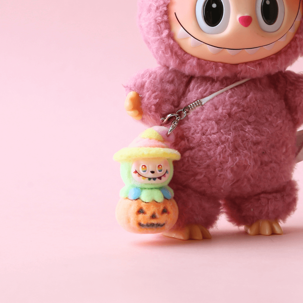 Halloween Pumpkin Labubu Charm