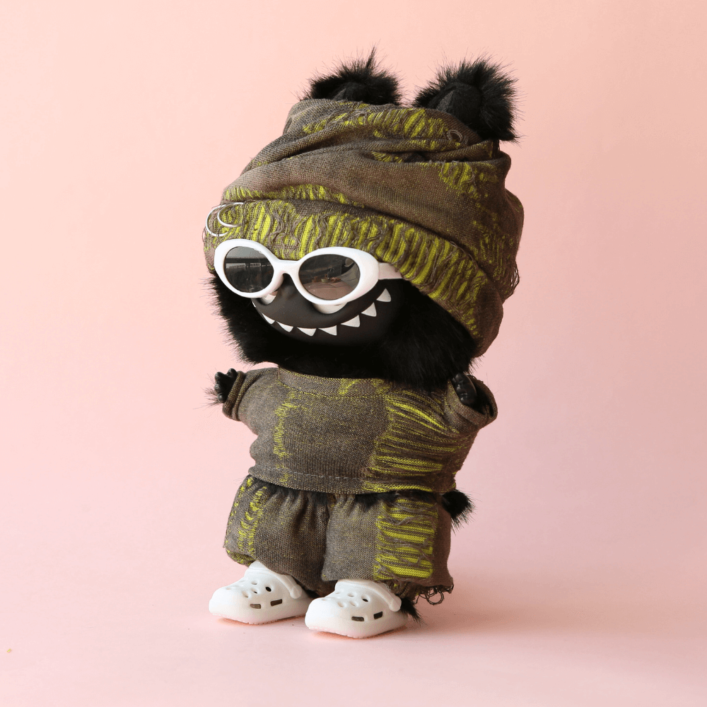 Hip-Hop Rapper Outfit Set (5-Piece) for Labubu