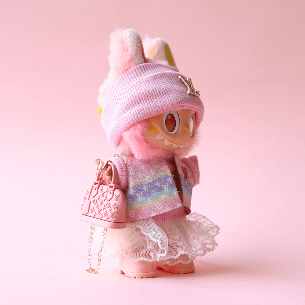 Pink Monogram Classic Set (6-piece) for Labubu