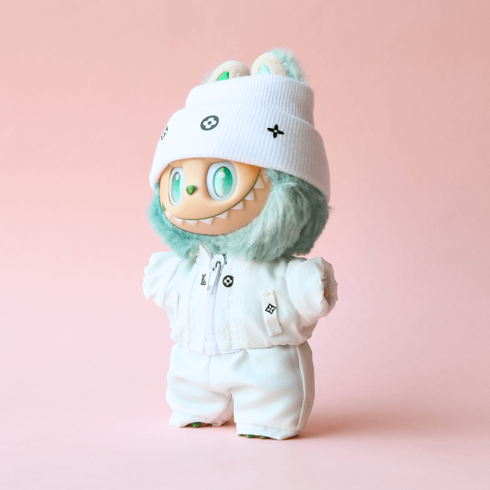 L.V. Luxe Ski Set (Ski Suit, Snowboard & Goggles) for Labubu